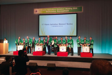 G7新潟農業大臣会合展示装飾